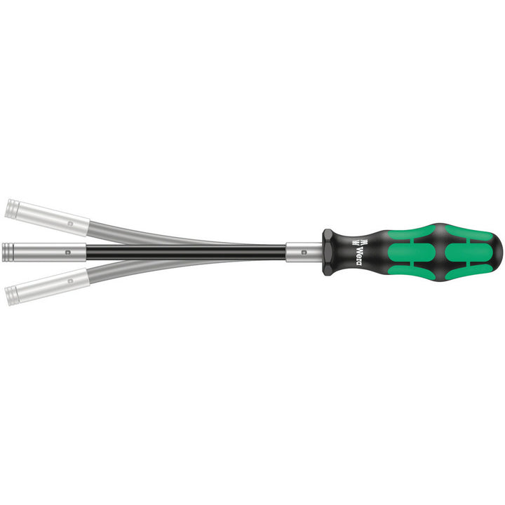Wera 393 S Bitholding screwdriver extra slim with flexible shaft, 1/4" x 173.5 mm