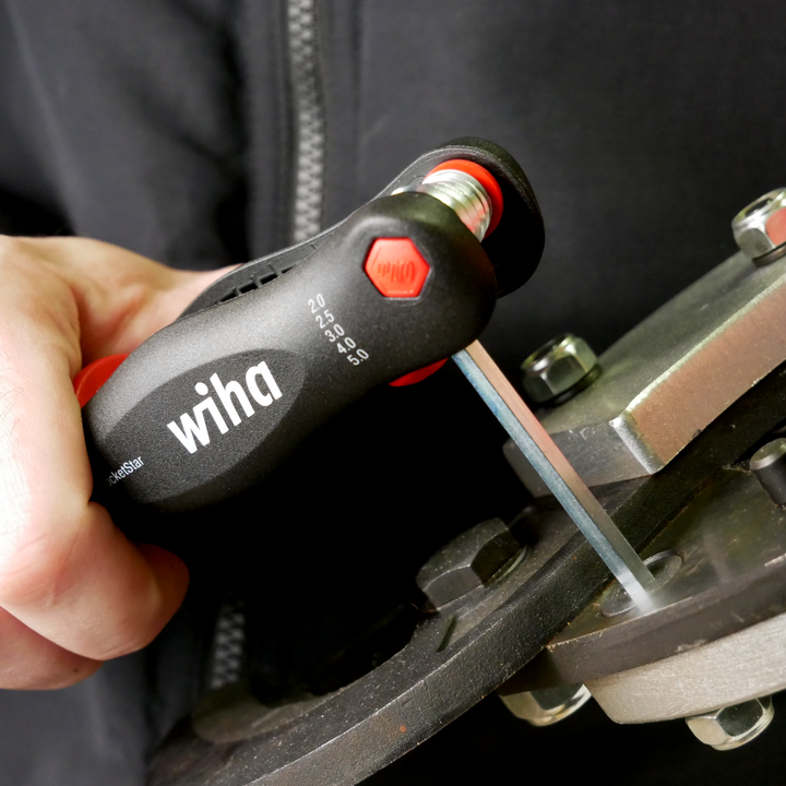 Wiha Tools 35195 PocketStar Fold Out Metric Hex Set, 2mm - 8 mm, 7 Pc.