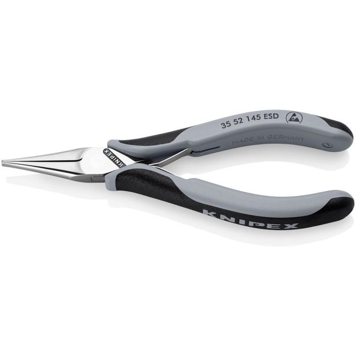 Knipex 35 52 145 ESD 5 3/4" Electronics Pliers-Flat Tips, ESD Handles