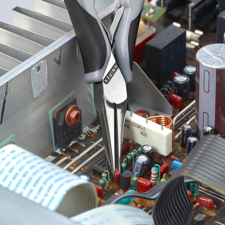 Knipex 35 52 145 ESD 5 3/4" Electronics Pliers-Flat Tips, ESD Handles