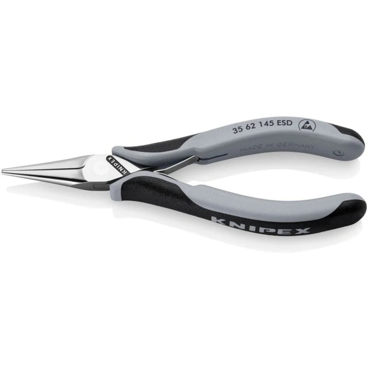 Knipex 35 62 145 ESD 5 3/4" Electronics Pliers-Half Round Tips, ESD Handles