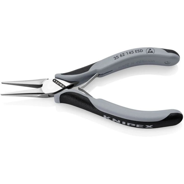 Knipex 35 62 145 ESD 5 3/4" Electronics Pliers-Half Round Tips, ESD Handles