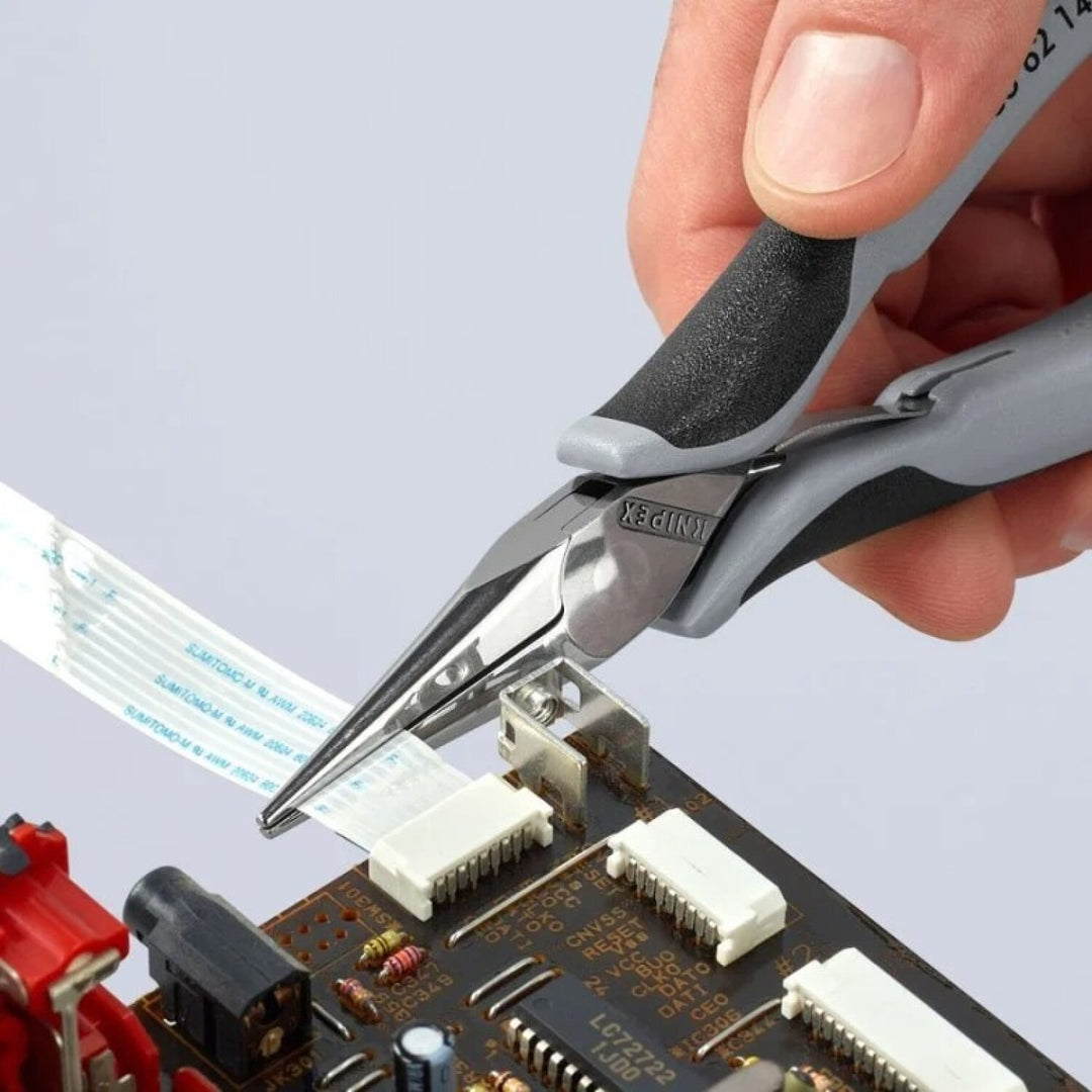 Knipex 35 62 145 ESD 5 3/4" Electronics Pliers-Half Round Tips, ESD Handles