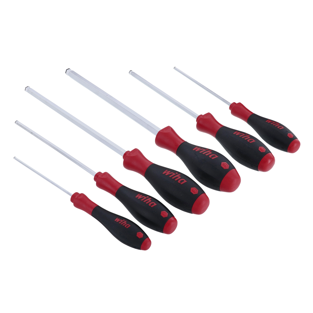 Wiha Tools 36792 MagicRing Ball End Metric Screwdriver Set, 6 Pc. Set