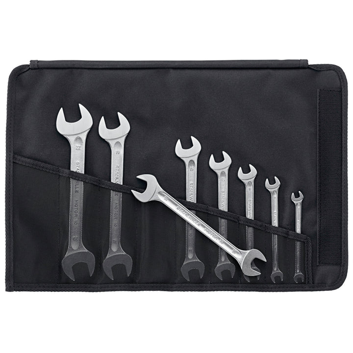 Stahlwille 96400305 10/8 Double Open Ended Wrench Set - Metric, 8 pcs
