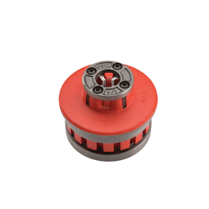 Ridgid 37380 1/4 in. 12-R Exposed Manual Ratchet Threader Die Head, Alloy RH, NPT
