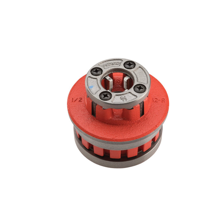 Ridgid 37525 1/2 in. 12-R Exposed Manual Ratchet Threader Die Head, High-Speed RH, NPT