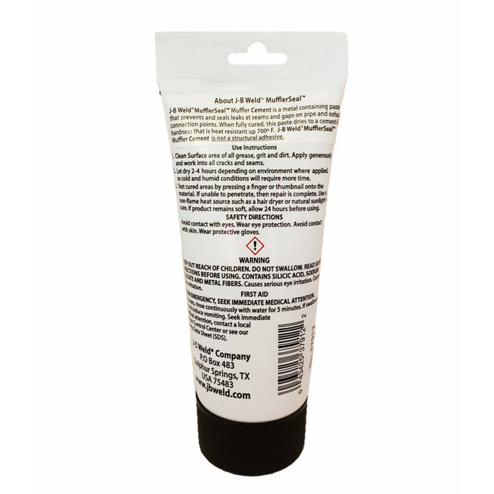 J-B Weld 37912 MufflerSeal Muffler Cement, 12 oz.