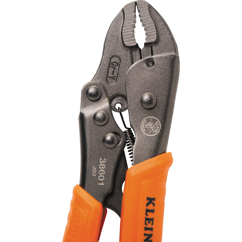 Klein Tools 38601 Curved Jaw Locking Pliers, 7"