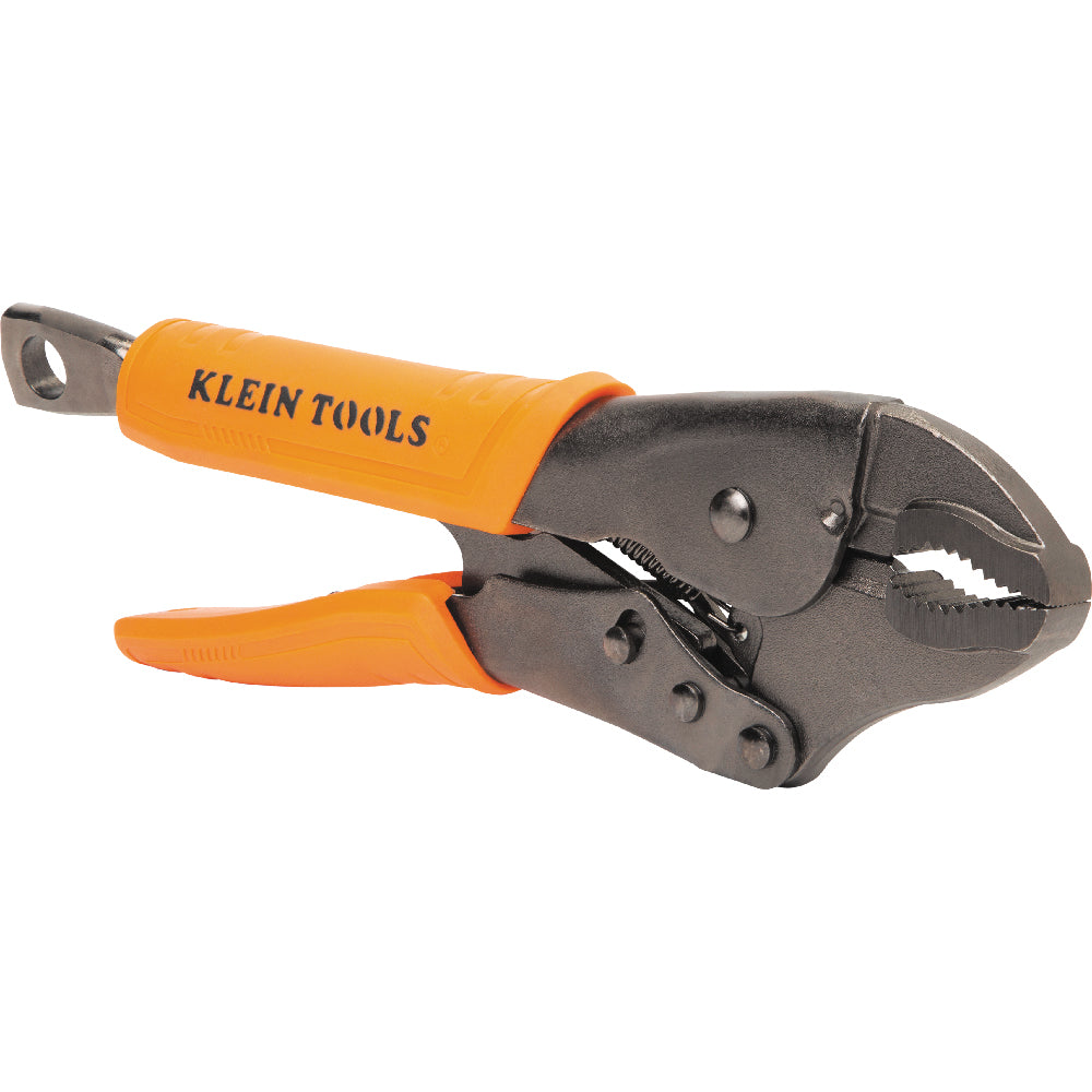 Klein Tools 38660 Curved Jaw Locking Pliers Set, 7-Inch and 10-Inch, 2 Pc.