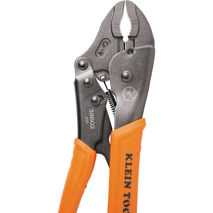 Klein Tools 38602 Curved Jaw Locking Pliers, 10-Inch
