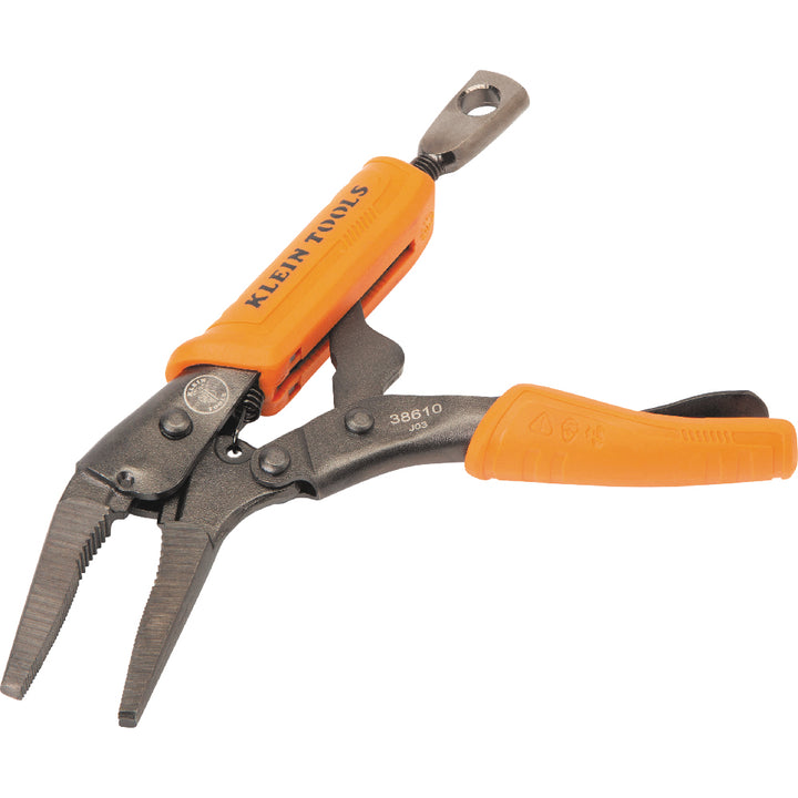Klein Tools 38610 Long Nose Locking Pliers, 4"