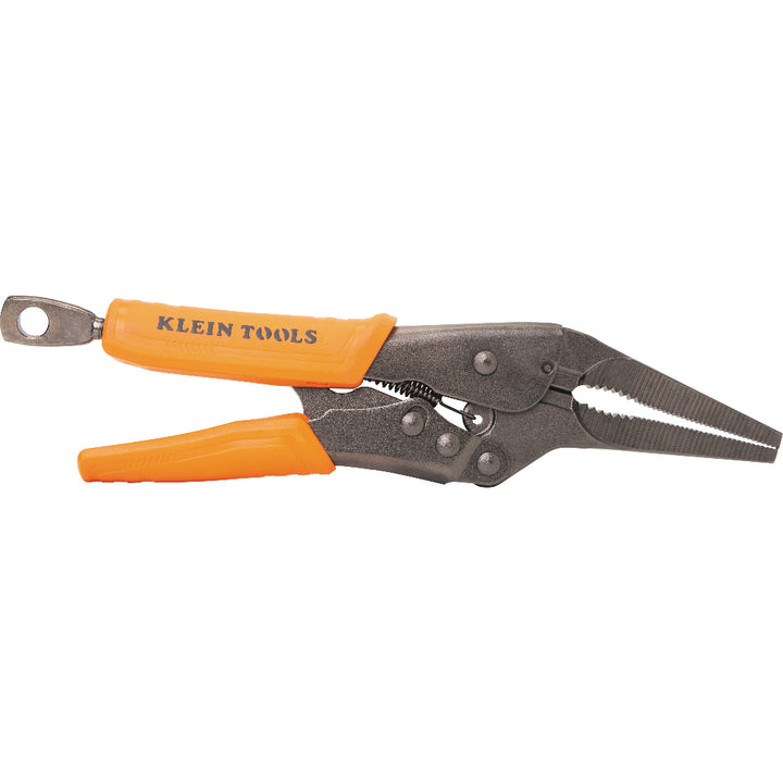 Klein Tools 38612 Long Nose Locking Pliers, 9-Inch
