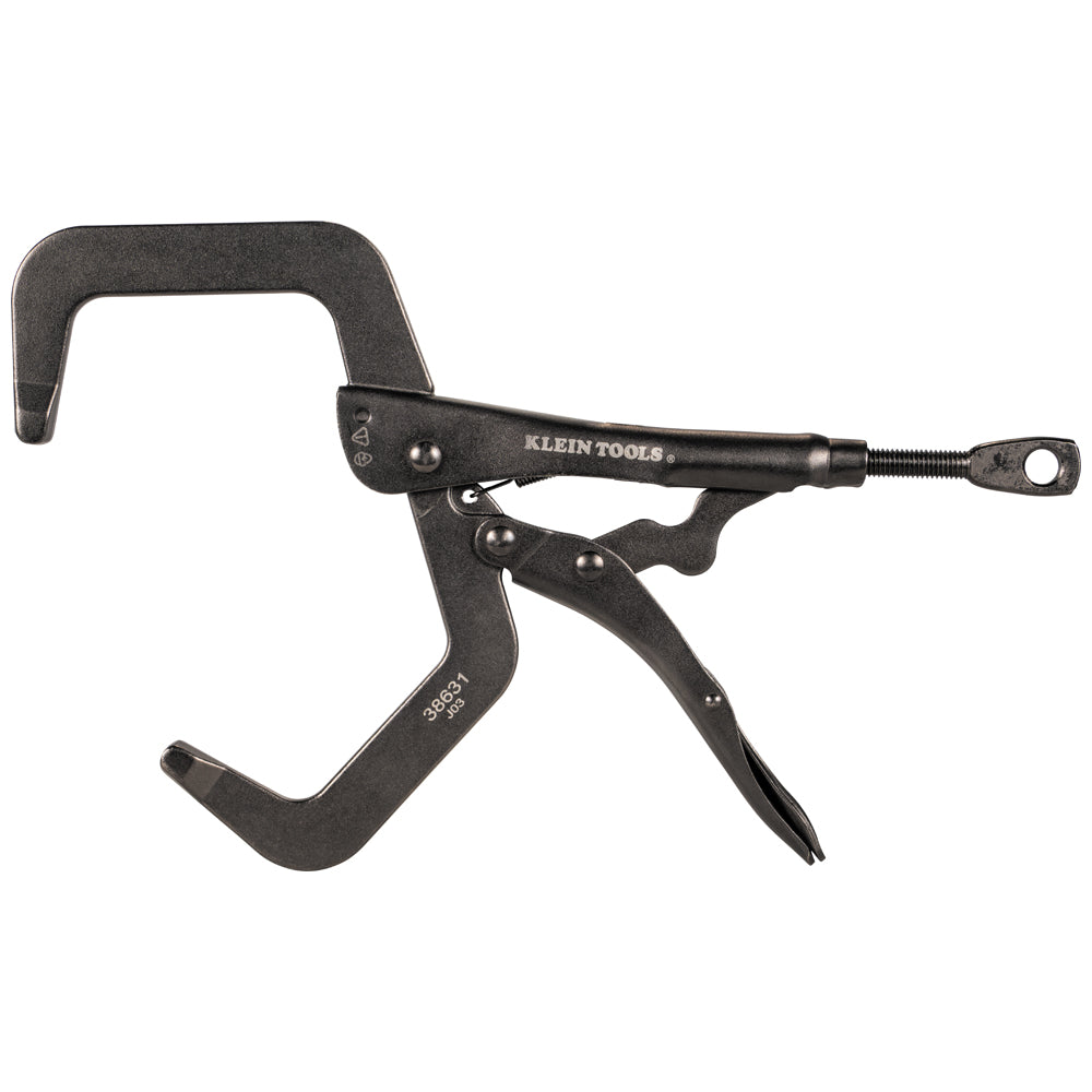 Klein Tools 38631 C-Clamp Locking Pliers with Standard Jaws, 9"