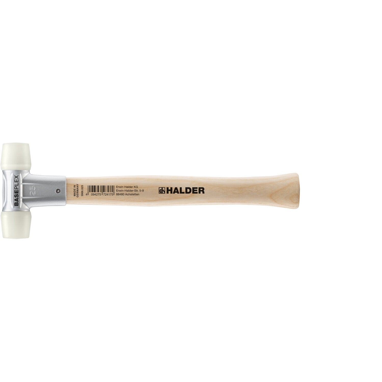 Halder 3908.025 Baseplex Mallet with Nylon Face Inserts Zinc Die Cast ...