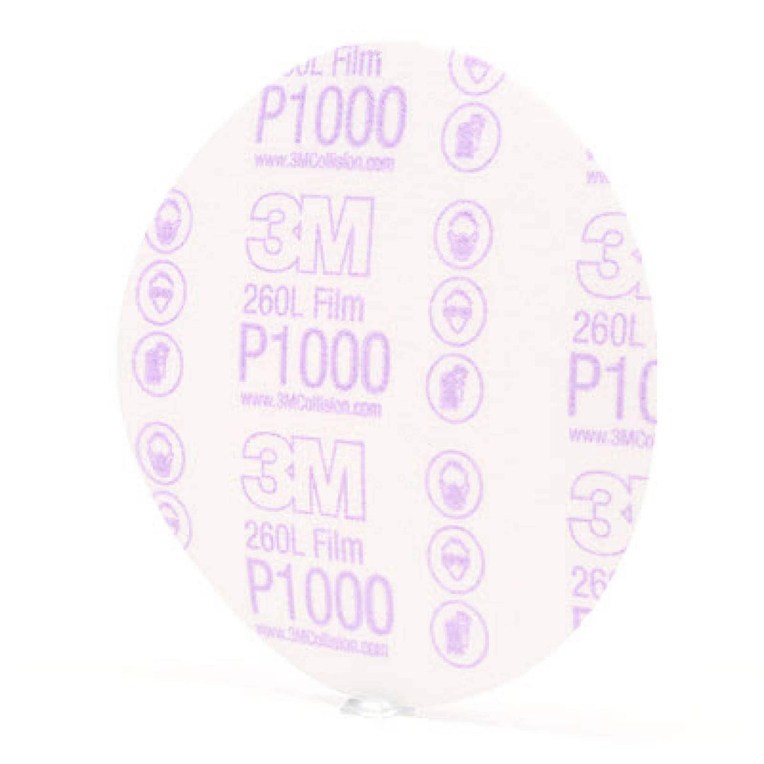 3M Hookit Finishing Film Abrasive Disc 260L, 00969, 6 in, P1000