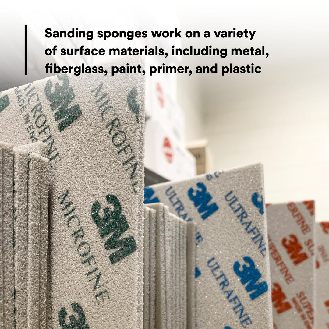 3M Softback Sanding Sponge, 02602, 4 1/2 in x 5 1/2 in (115mm x 140mm)