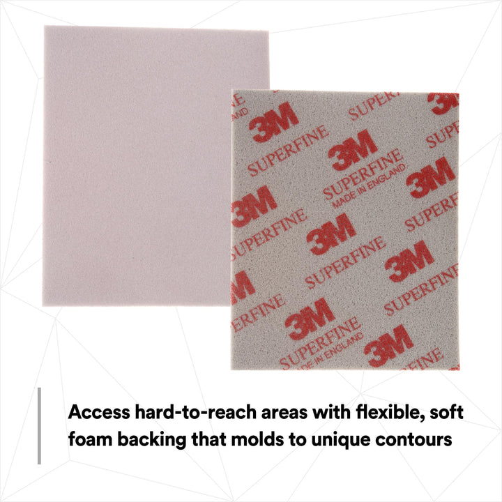 3M Softback Sanding Sponge, 02602, 4 1/2 in x 5 1/2 in (115mm x 140mm)