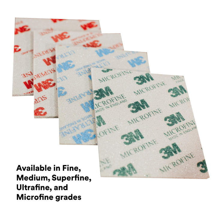 3M Softback Sanding Sponge 02604, 4 1/2 in x 5 1/2 in (115 mm x
140 mm), Fine