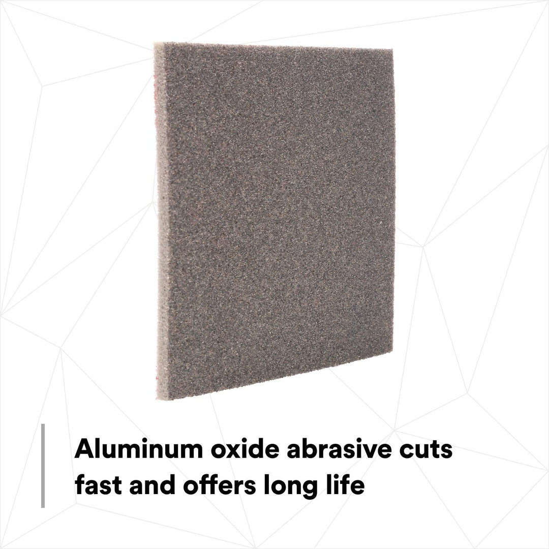 3M Softback Sanding Sponge 02606, 4-1/2 in x 5-1/2 in, (115mm x
140mm), Medium