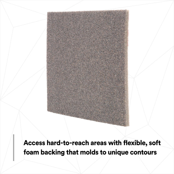 3M Softback Sanding Sponge 02606, 4-1/2 in x 5-1/2 in, (115mm x
140mm), Medium