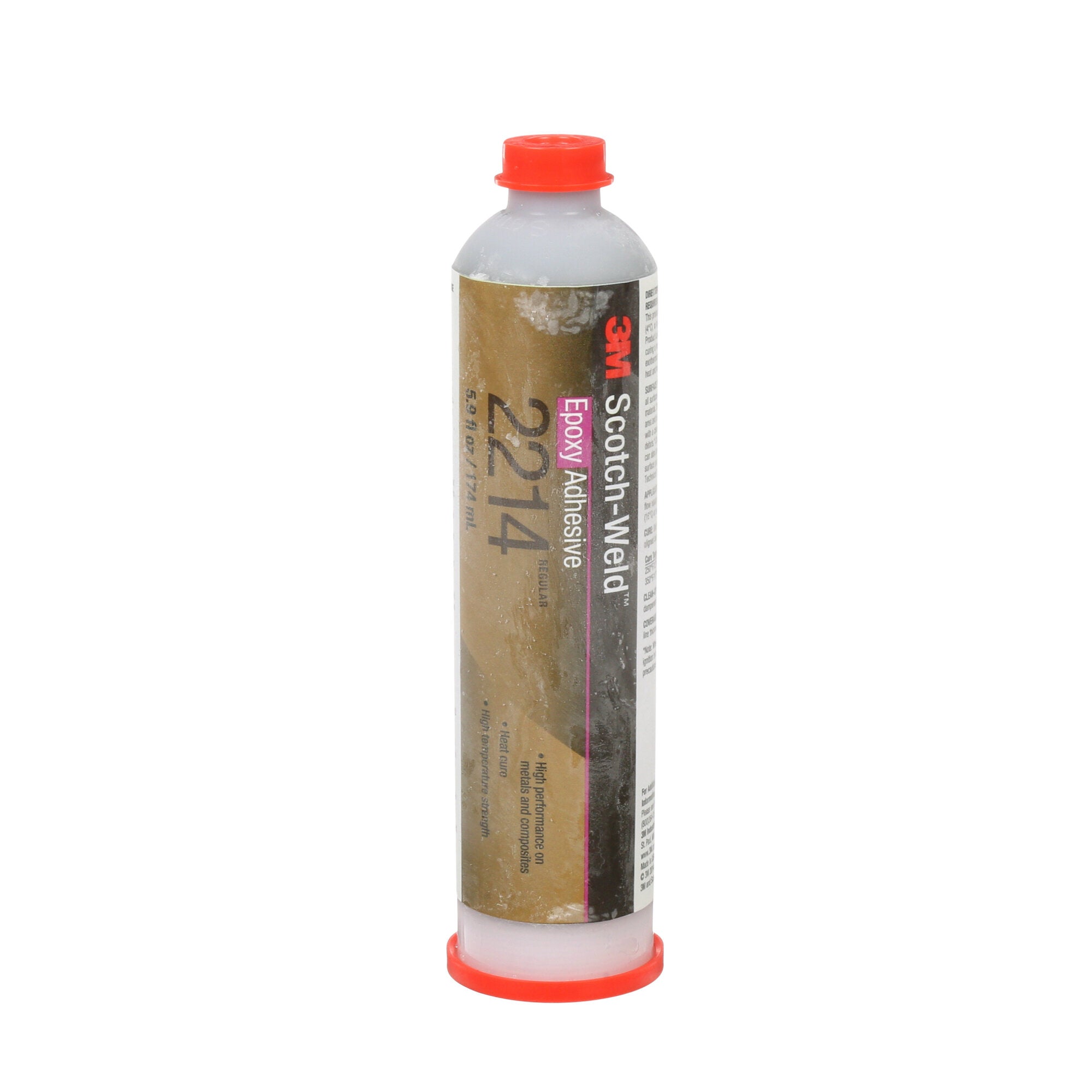 3M Scotch-Weld Epoxy Adhesive 2214, Regular, Gray, 6 fl oz Cartridge ...
