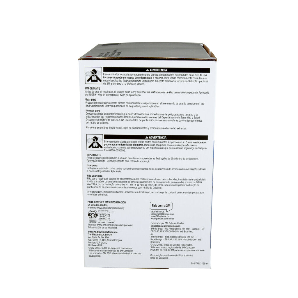 3M Full Facepiece Reusable Respirator 6800 Medium