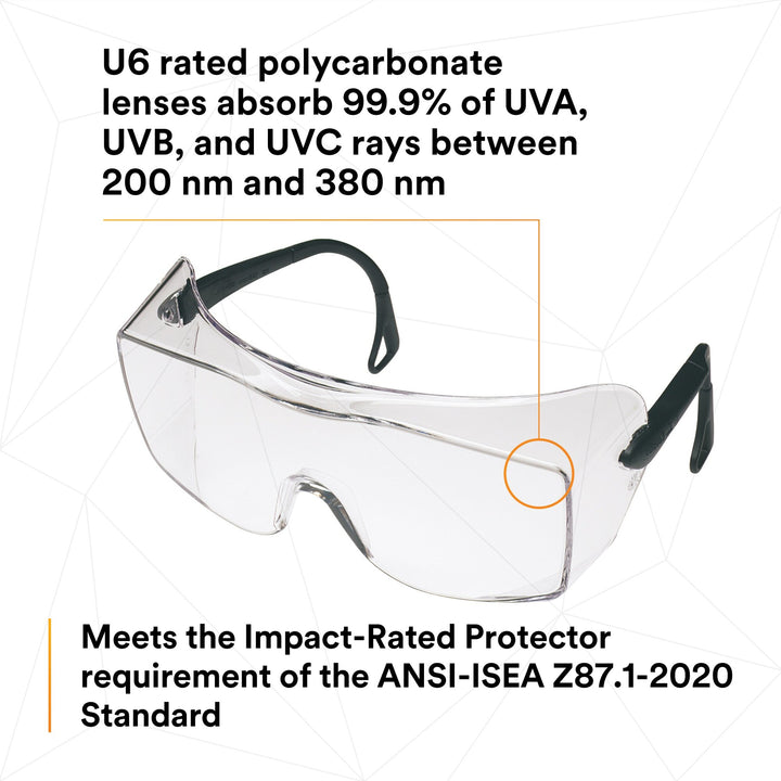 3M OX Protective Eyewear 2000, 12166-00000-20 Clear Anti-Fog Lens