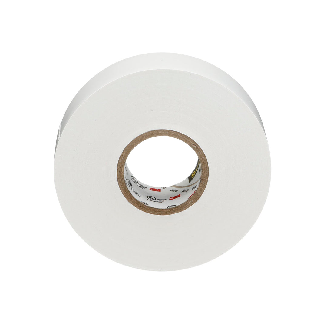 Scotch® Vinyl Color Coding Electrical Tape 35, 3/4 in x 66 ft, White