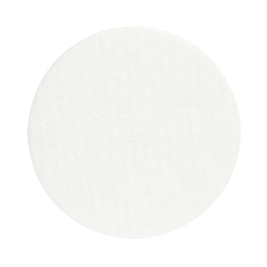 3M Finesse-it Felt Buffing Pad, 09358, 5 in, Red Foam Logo White Loop, 200/Case