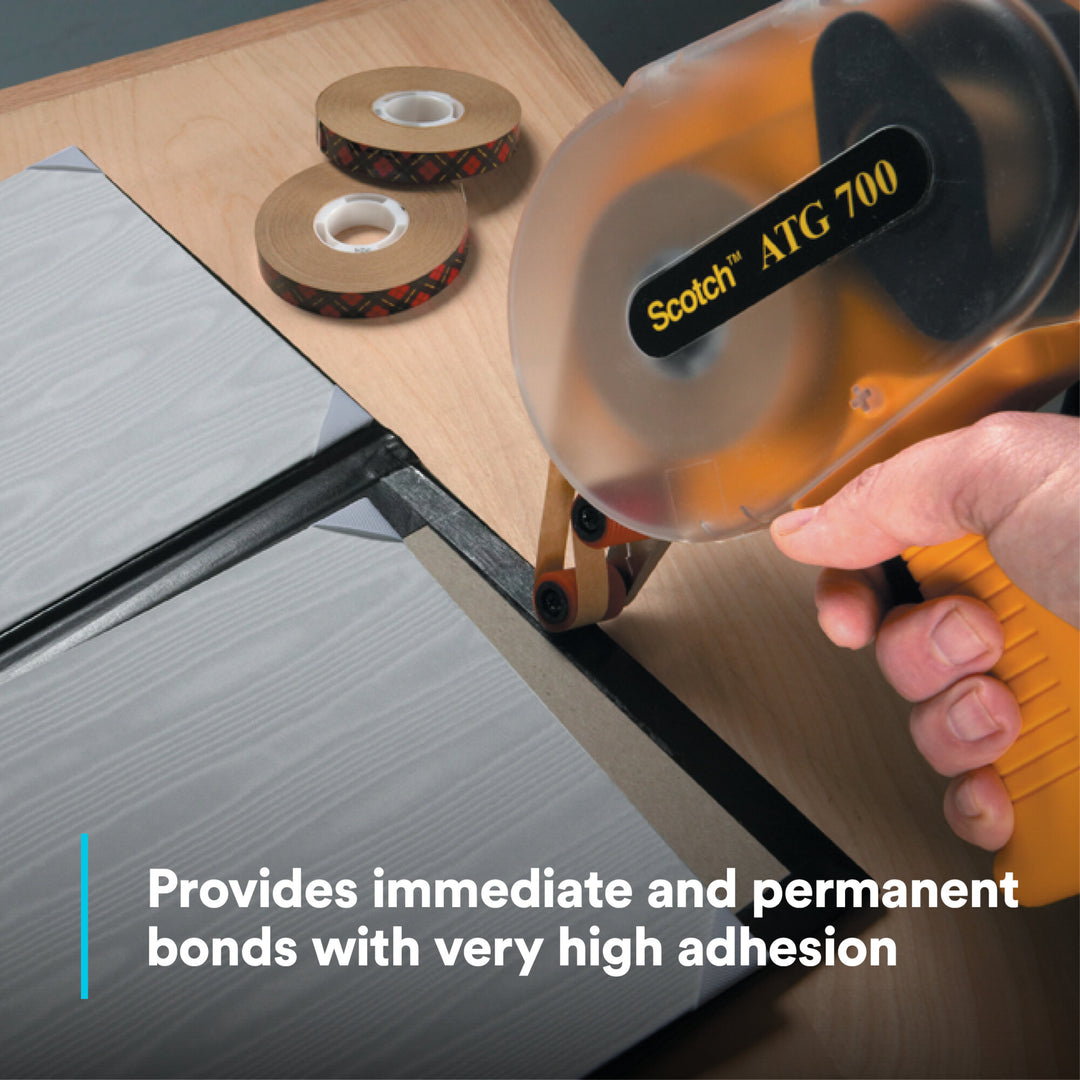 Scotch® ATG Adhesive Transfer Tape 926, Clear, 1/2 in x 18 yd, 5 mil