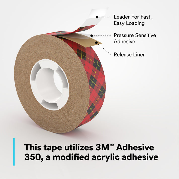 Scotch® ATG Adhesive Transfer Tape 926, Clear, 1/2 in x 18 yd, 5 mil