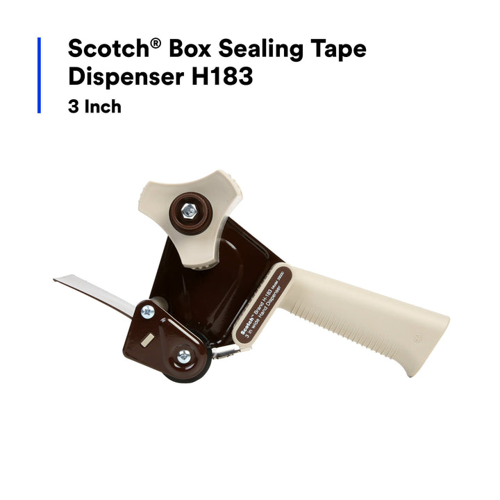 Scotch® Box Sealing Tape Hand Dispenser H183, 3 in