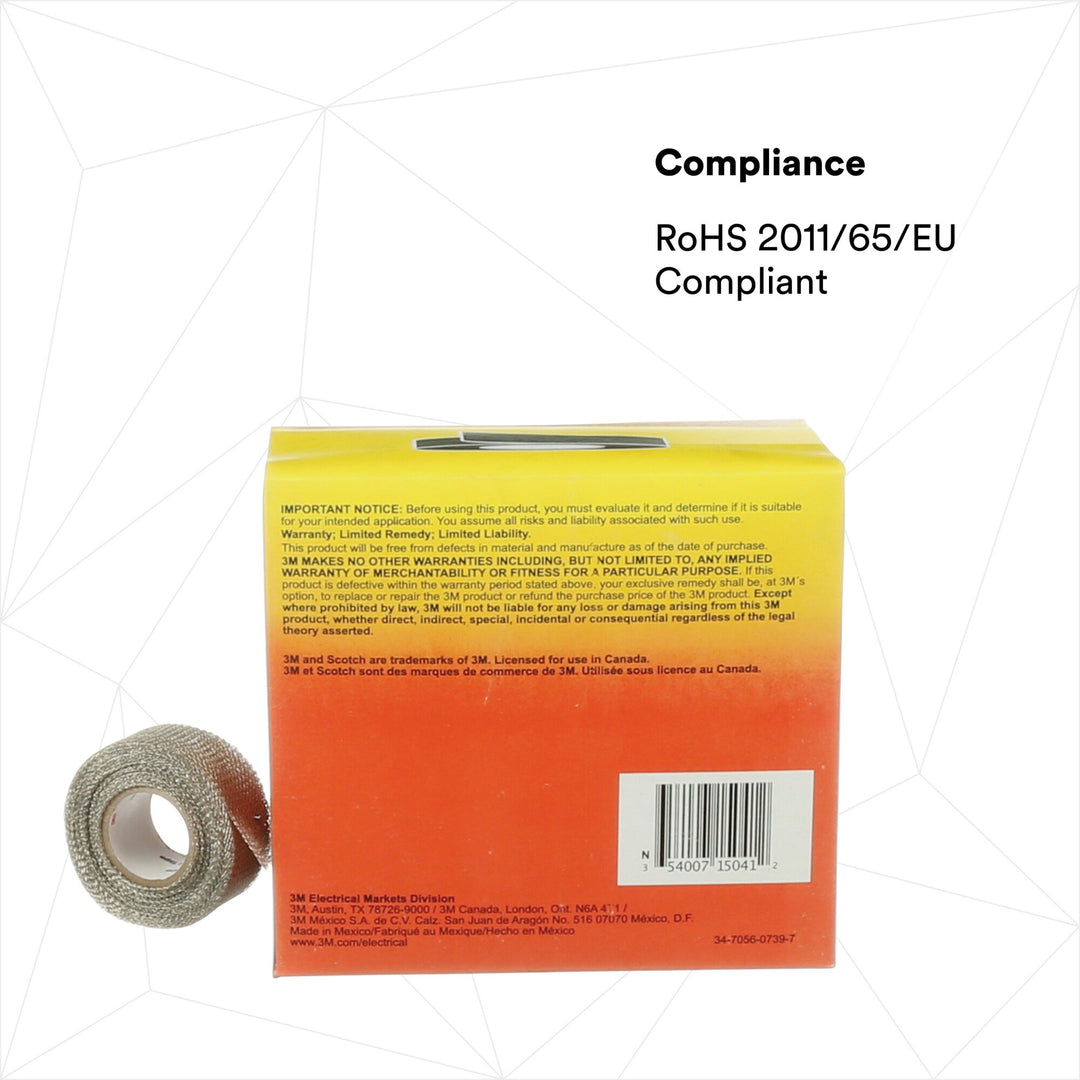 Scotch® Electrical Shielding Tape 24, 1 in x 15 ft (25 mm x 4,6 m)
