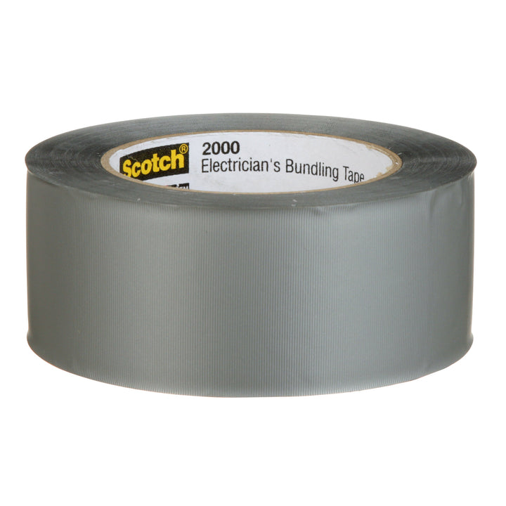 Scotch® Electricians Duct Tape 2000, 2 in x 50 yd, 12 Roll Display