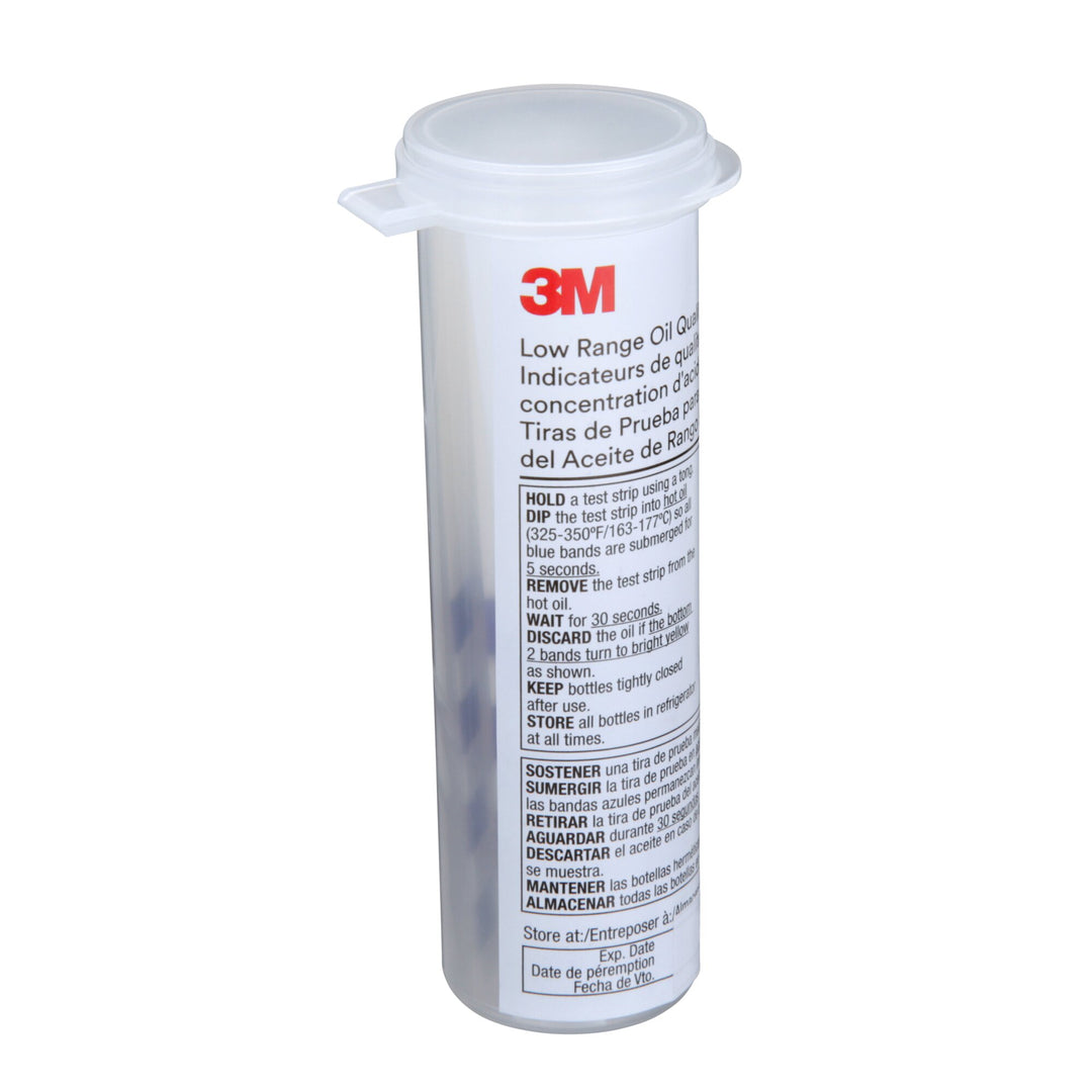 3M Low Range Oil Quality Test Strips 1005, 40 Strips/Bottle