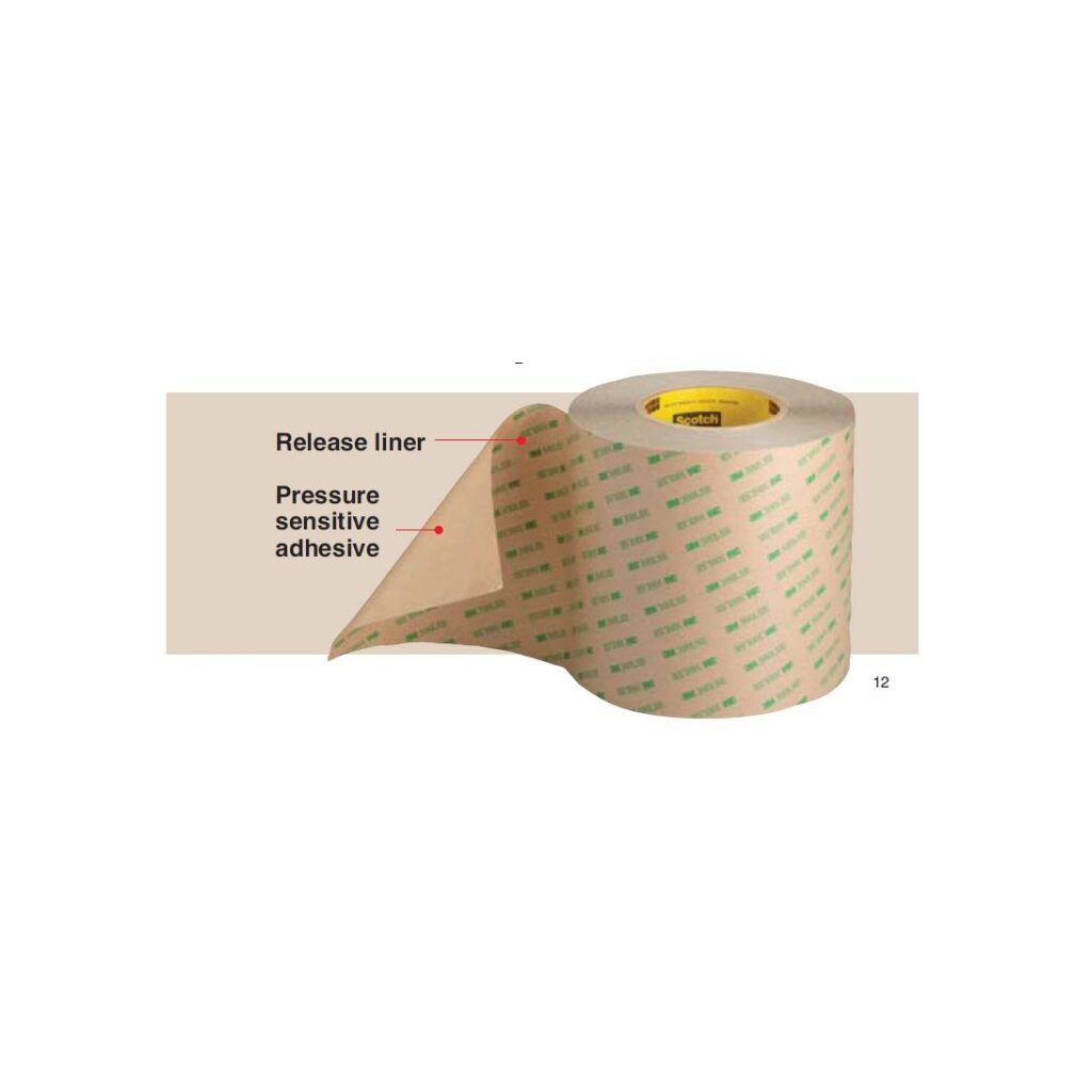 3M VHB Adhesive Transfer Tape F9473PC, Clear, 1 in x 60 yd, 10 mil