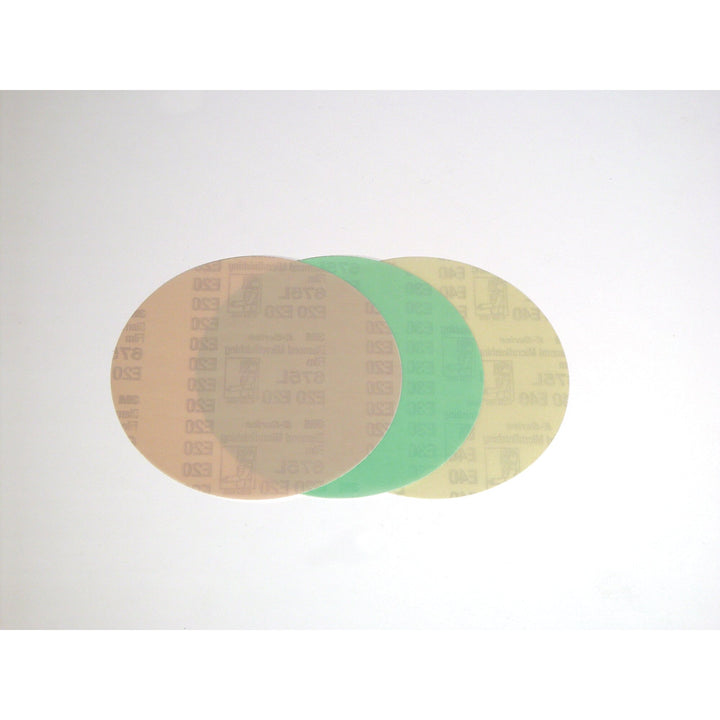 3M Diamond Microfinishing Film PSA Disc 675L, 20 Mic 5MIL, Beige, 5 inx NH