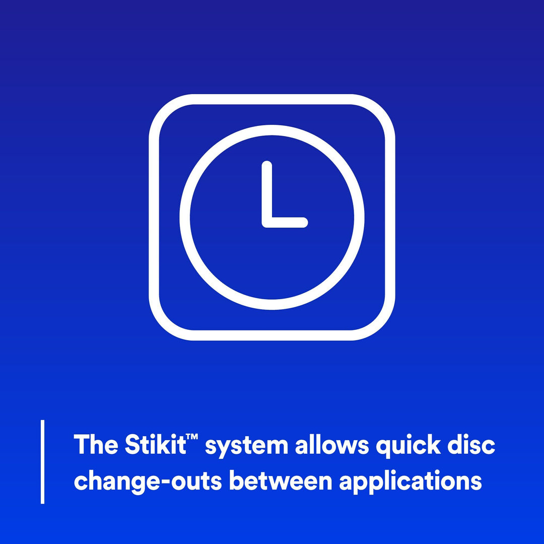 3M Stikit Disc Pad 05576, Blue, 6 in x 3/4 in 5/16-24 External, 10 percase