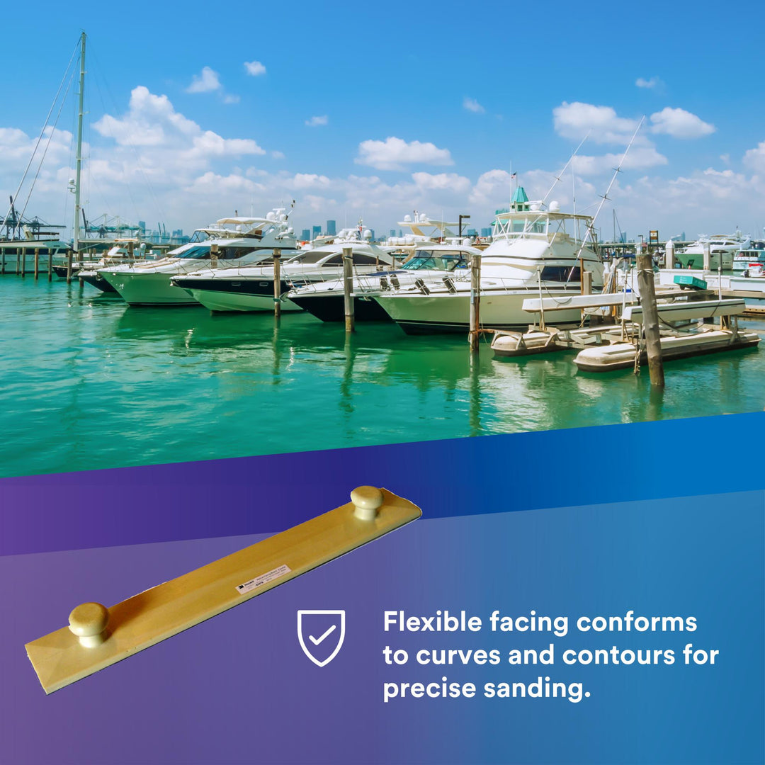 3M Hookit Marine Fairing Board, 83978, Flexible, 4 1/2 in x 30 in