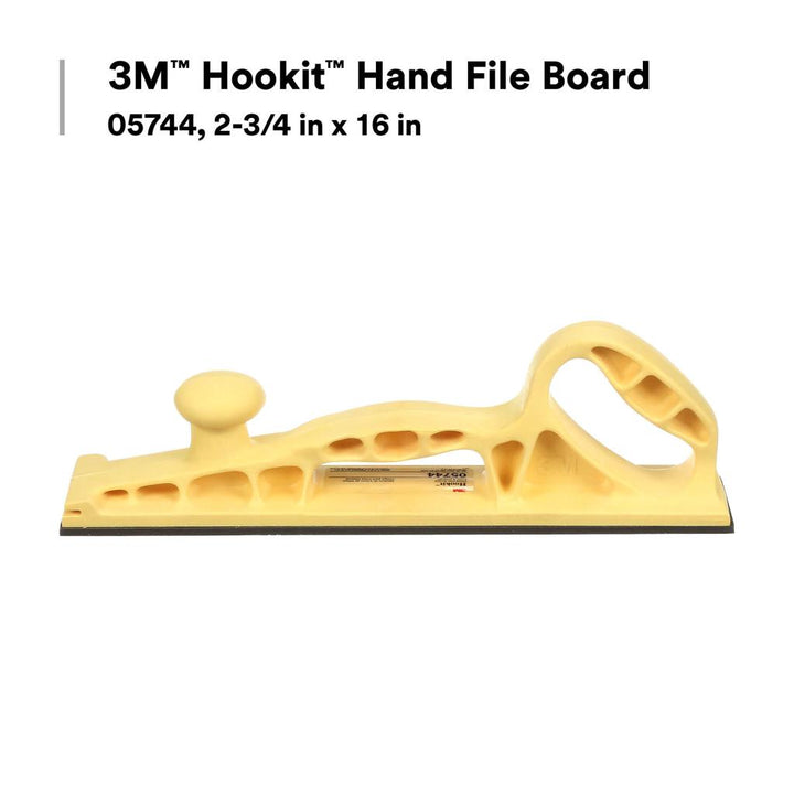 3M Hookit Hand File Board, 05744, 2-3/4 in x 16 in