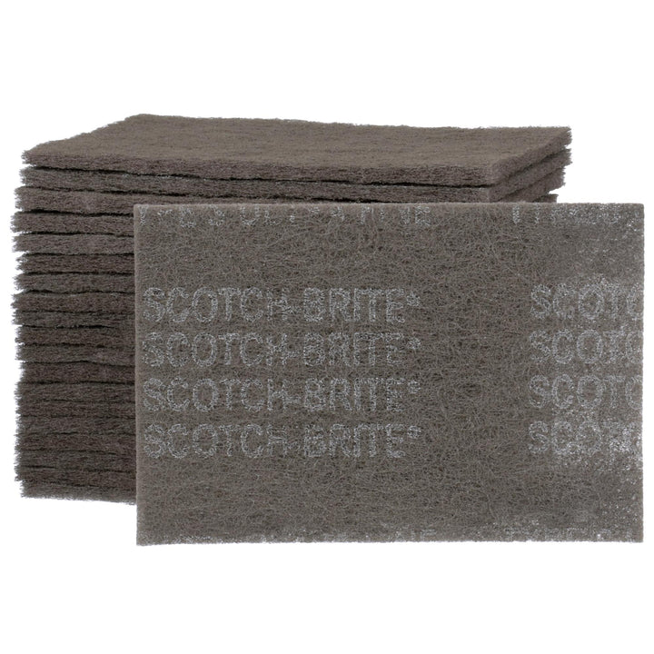 Scotch-Brite Hand Pad 7448, HP-HP, SiC Ultra Fine, Gray, 6 in x 9 in,
20/Carton