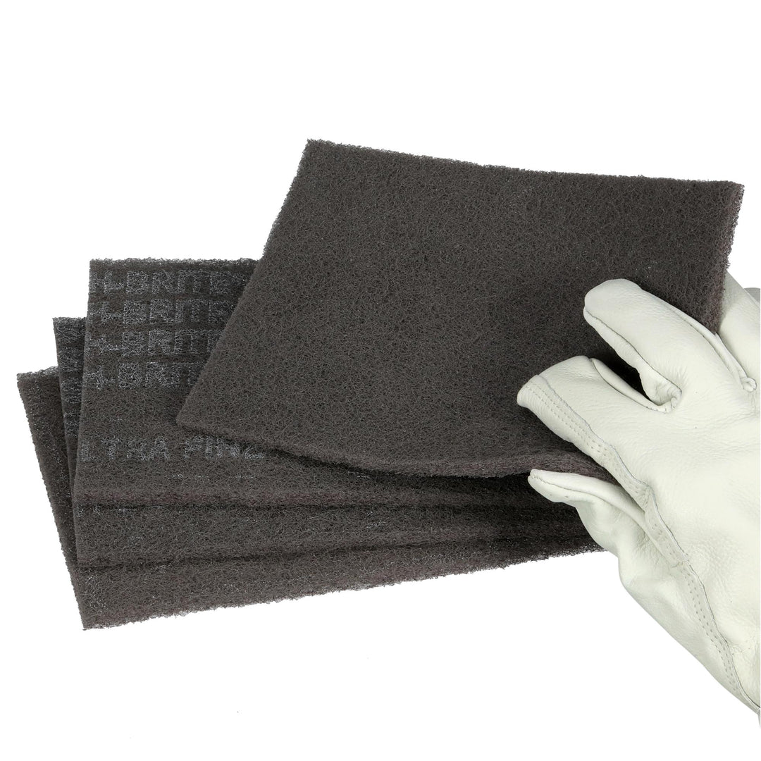 Scotch-Brite Hand Pad 7448, HP-HP, SiC Ultra Fine, Gray, 6 in x 9 in,
20/Carton