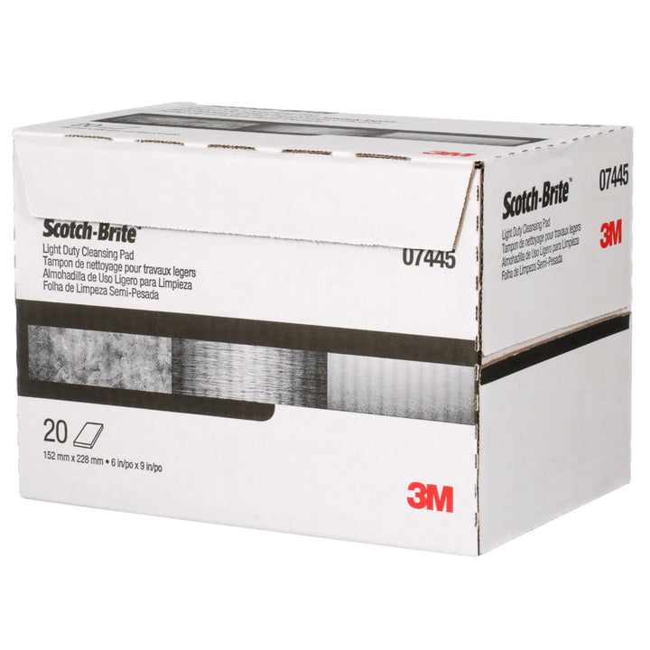 Scotch-Brite Light Cleansing Hand Pad 7445, HP-HP, Nepheline Syenite Super Fine