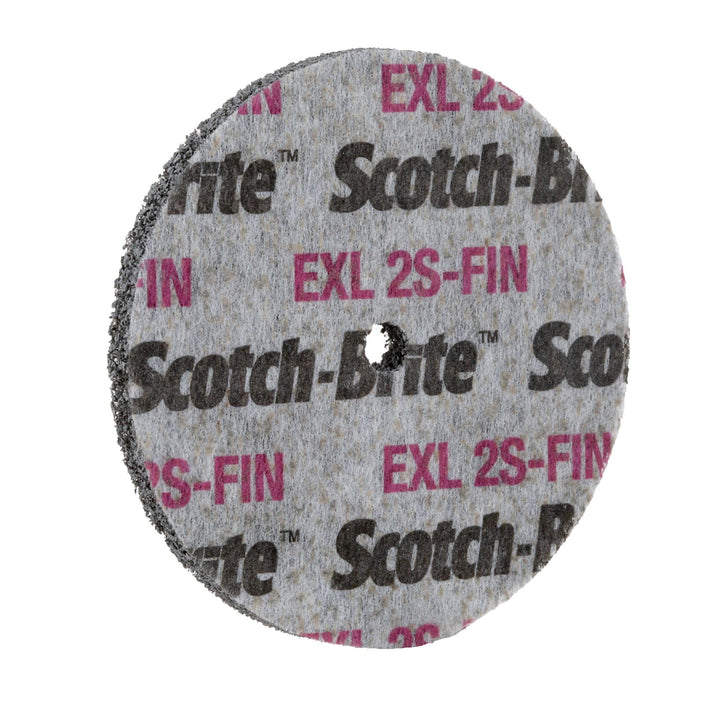 Scotch-Brite EXL Unitized Wheel, XL-UW, 2S Fine, 3 in x 3/4 in x 1/4
in