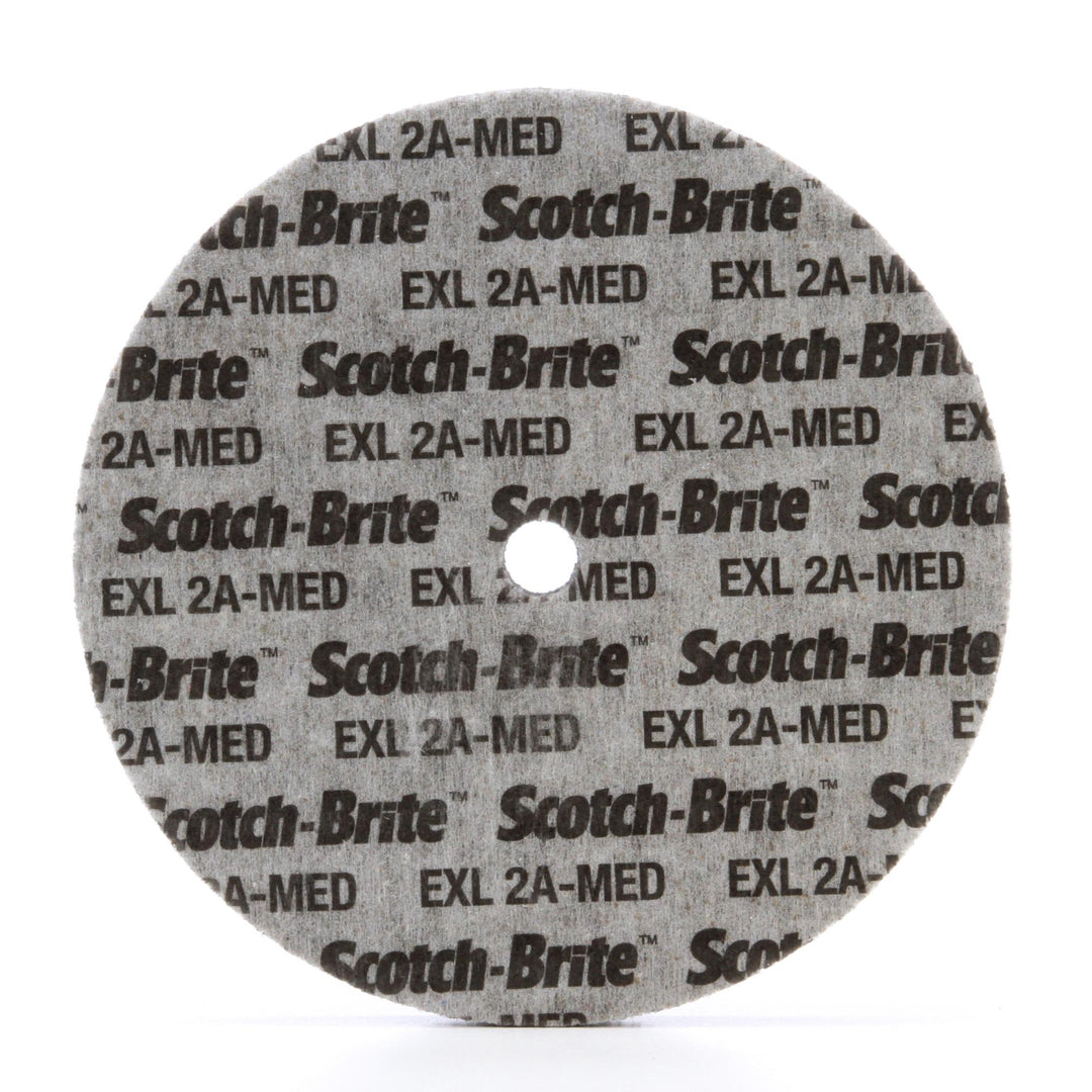 Scotch-Brite EXL Unitized Wheel, XL-UW, 2A Medium, 6 in x 1/2 in x 1/2
in