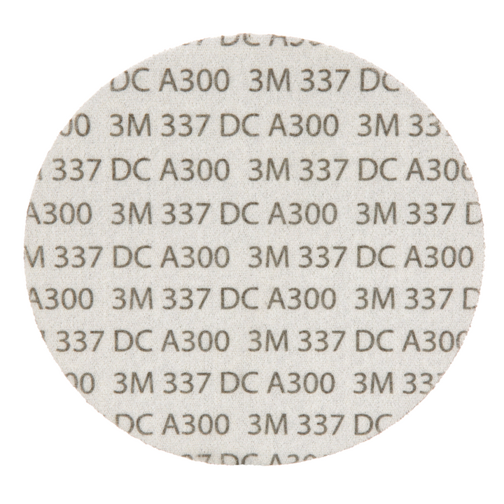 3M Trizact Hookit Cloth Disc 337DC, 5 in x NH A300 X-weight, Die
500X