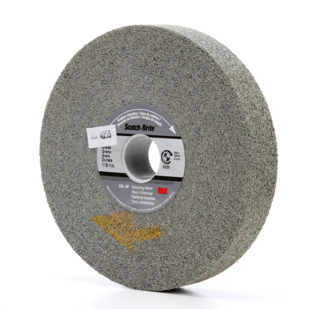 Scotch-Brite EXL-XP Deburring Wheel, XP-WL, 11S Fine, 6 in x 1 in x 1
in