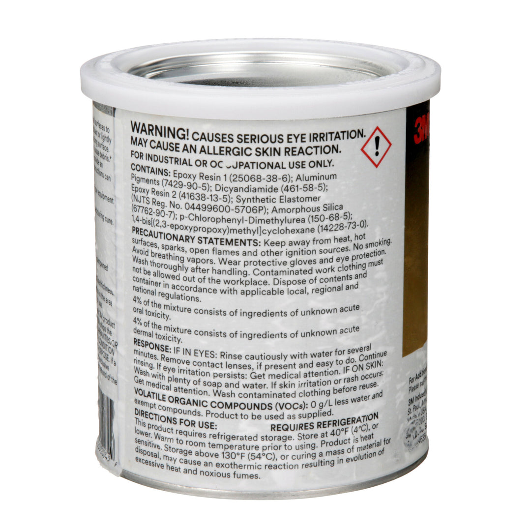 3M Scotch-Weld Epoxy Adhesive 2214, Regular, Gray, 1 Quart