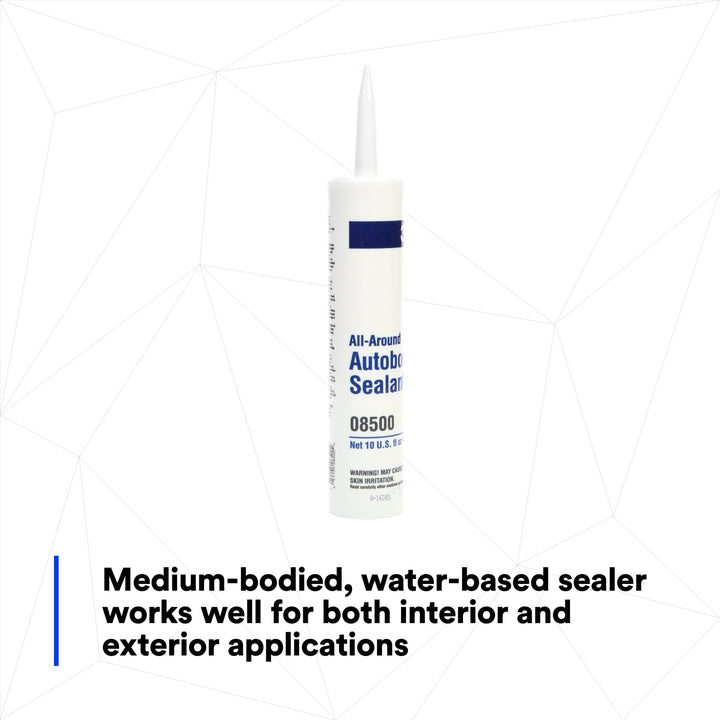 3M All-Around Autobody Sealant, 08500, 1/10 gal Cartridge